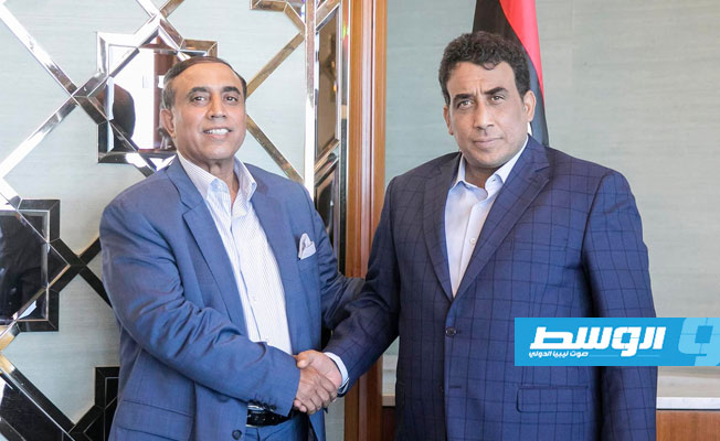 المنفي يبحث مع الوافي جهود إجراء الانتخابات في موعدها وتقريب وجهات نظر الفرقاء