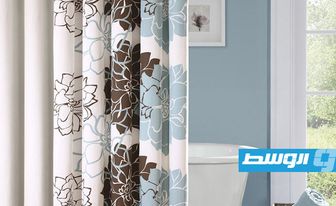 ديكور عصري لستائر حمام أكثر حيوية