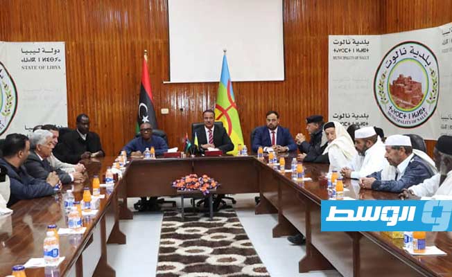 Ghanaian ambassador visits Nalut, meets with a number of city officials