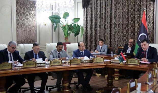 حكومة الوفاق تشكل لجنة وزارية لدراسة مشروع الميزانية العامة للعام 2020