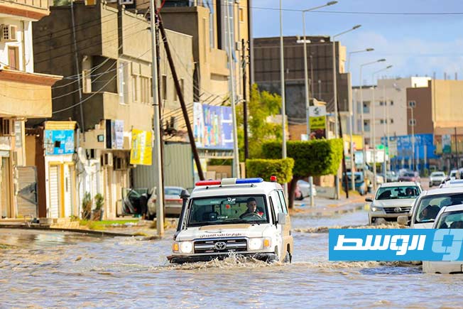 مركز الأرصاد الجوية يعلن أعلى المحطات تسجيلا للأمطار في ليبيا