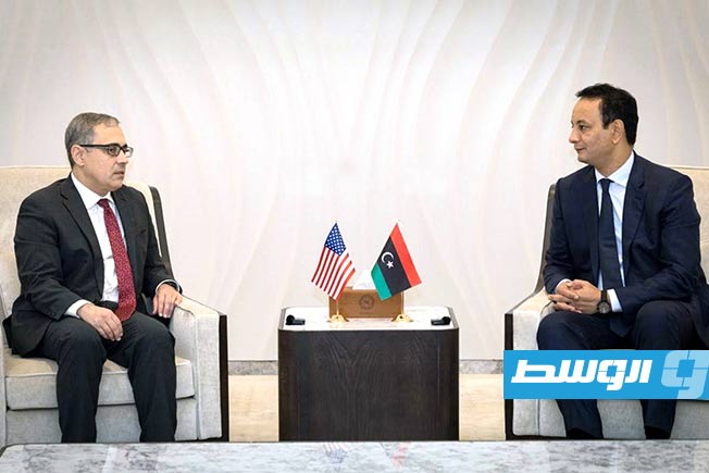 بلقاسم حفتر وبرنت يبحثان التحضيرات للمنتدى الليبي - الأميركي في بنغازي