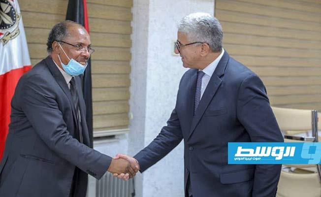 باشاغا يبحث مع النائب العام معوقات سير قسم التحقيقات