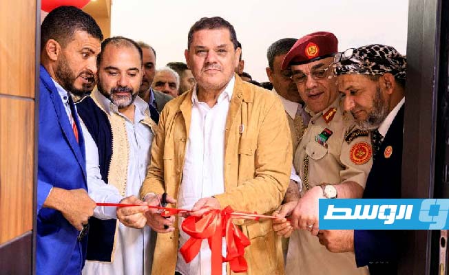 الدبيبة يفتتح مركزا للصم وضعاف السمع في مصراتة (صور)
