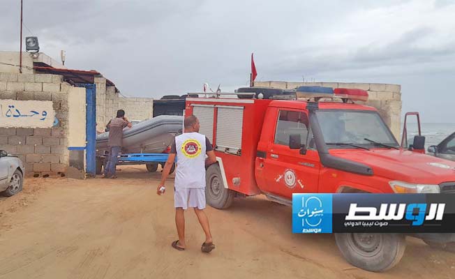 وحدة الإنقاذ البحري كعام تتلقى بلاغا بوجود عالقين في مجرى وادي ترغلات