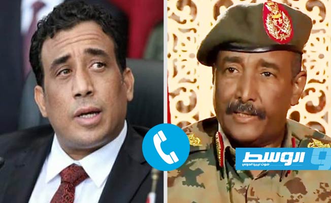 المنفي والبرهان يتفقان على التنسيق المستمر بشأن الوضع في تشاد