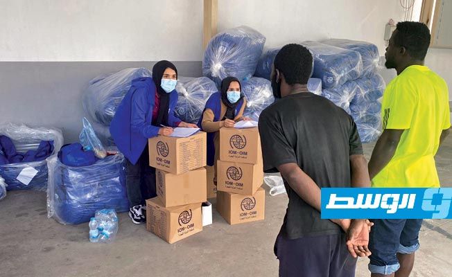 المنظمة الدولية للهجرة تطالب بالإفراج المنظم عن المهاجرين المحتجزين في ليبيا