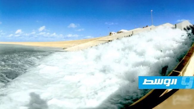 النهر الصناعي: عودة تدفق المياه من المسار الأوسط بعد قطعها لساعات