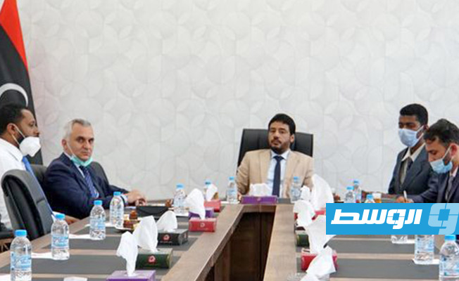 معتوق يناقش مع رئيس بعثة «الدولية للهجرة» دور المنظمة في الجنوب الليبي