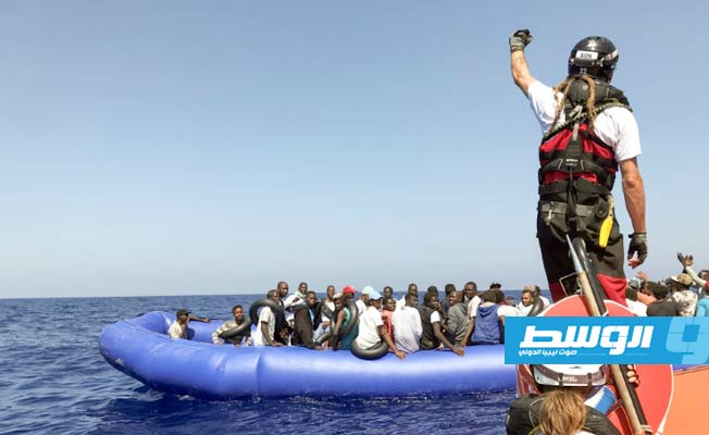 إنقاذ أكثر من 200 مهاجر قبالة ساحل مدينة الزاوية