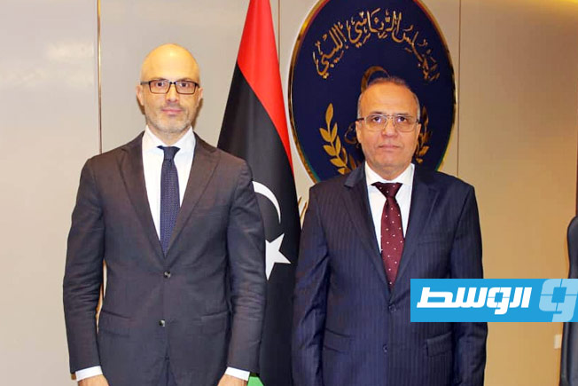 المصالحة وتأمين الحدود بمحادثات اللافي والسفير الأوروبي