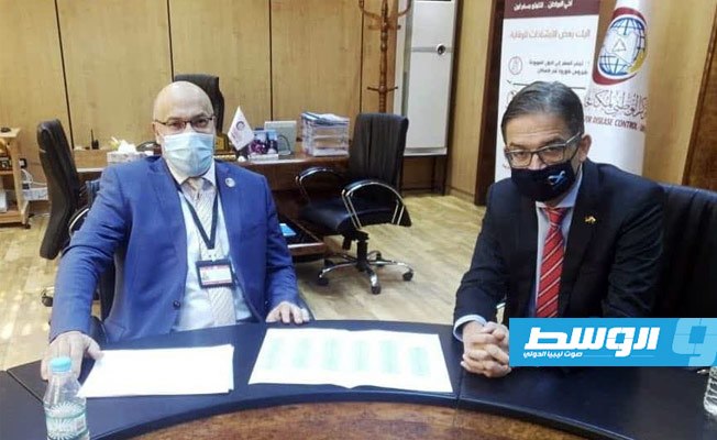 النجار يناقش مع السفير الألماني الدعم الفني واللوجستي لمركز مكافحة الأمراض