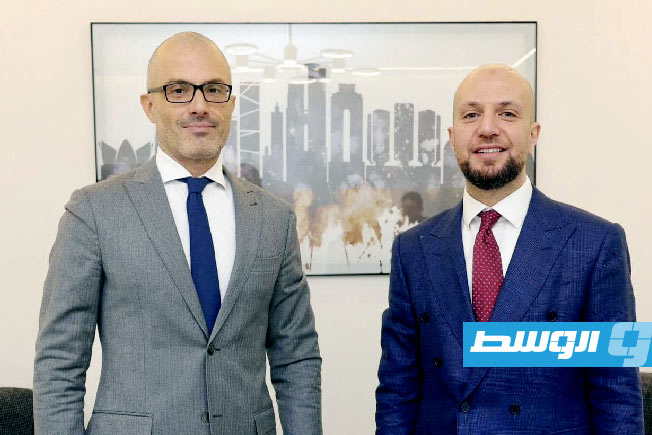 اللافي يبحث مع سفير الاتحاد الأوروبي تأثير الأحداث في سورية على ليبيا