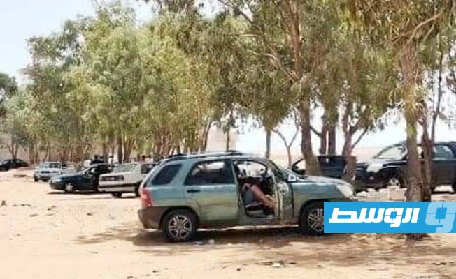 أطفال ومرضى ليبيون في العراء قرب معبر رأس أجدير.. ومطالب بعيادة متنقلة لهم (صور)