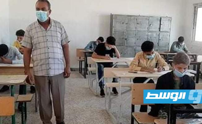 انتظام امتحانات الشهادة الإعدادية في سرت