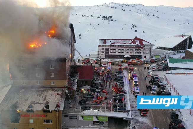 التعرف على 52 ضحية.. ارتفاع حصيلة الحريق في منتجع للتزلج في تركيا إلى 76 قتيلًا