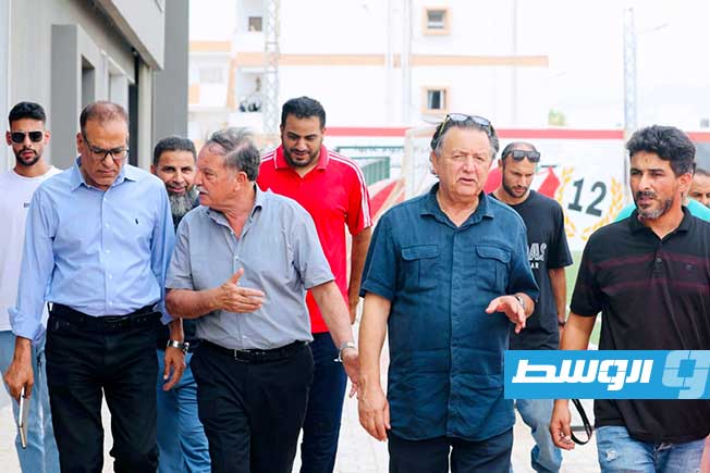 وفد اتحاد شمال أفريقيا يتفقد جاهزية مدينة بنغازي وملاعبها.. (صور)