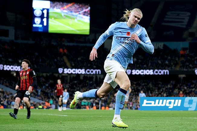 هالاند يقود مانشستر سيتي لوصافة الدوري الإنجليزي