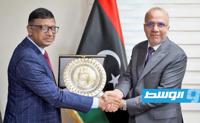 اللافي يستقبل سفير بنغلاديش لمناسبة انتهاء فترة عمله