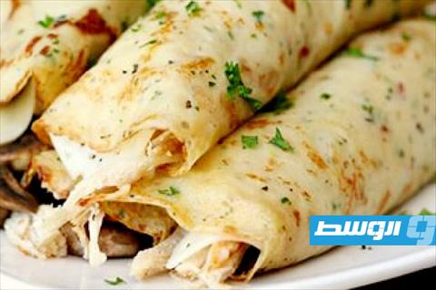 كريب جبن وزيتون ومشروم