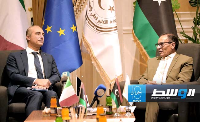 مناقشات حول مشروع الاتفاقية «الليبية - الإيطالية» في التعليم العالي بطرابلس