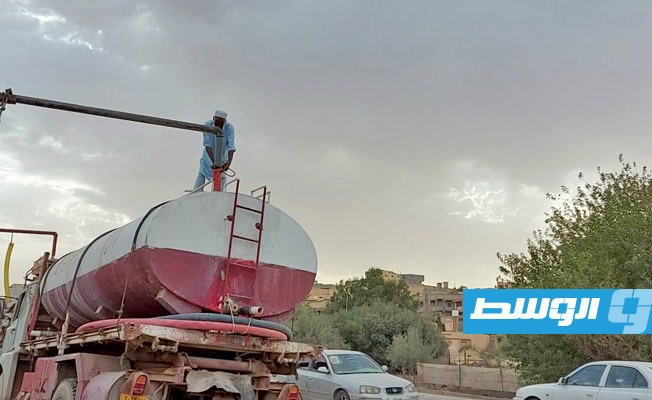 ارتفاع كبير في أسعار صهاريج مياه الشرب ببني وليد