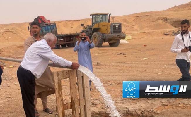 افتتاح بئر مياه محلة الشعواء في سيناون