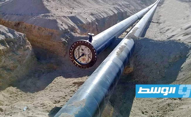 شركة الواحة تشرع في إعادة الإنتاج بعد صيانة خط شحن يربط حقلين نفطيين بميناء السدرة