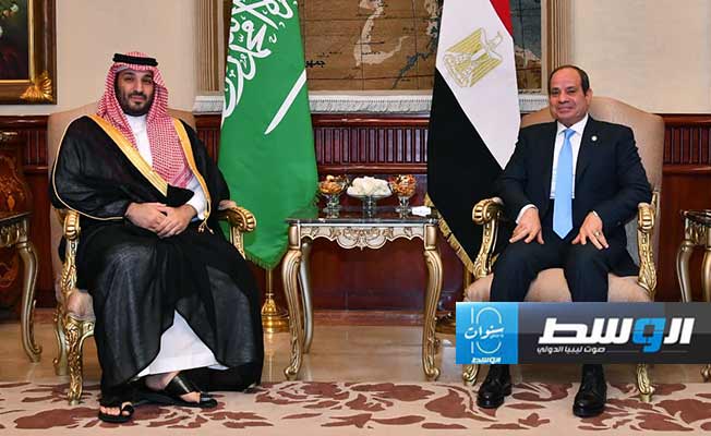 السيسي ومحمد بن سلمان يحذران من سياسات حافة الهاوية ويشددان على وقف التصعيد بالمنطقة