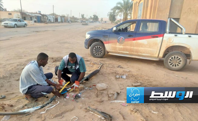 إعادة الكهرباء إلى مزارع عدة في البركت