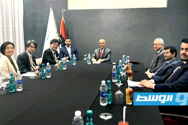 رئيس مؤسسة «ساساكاوا» يبحث مع اللافي الوضع الأمني في ليبيا