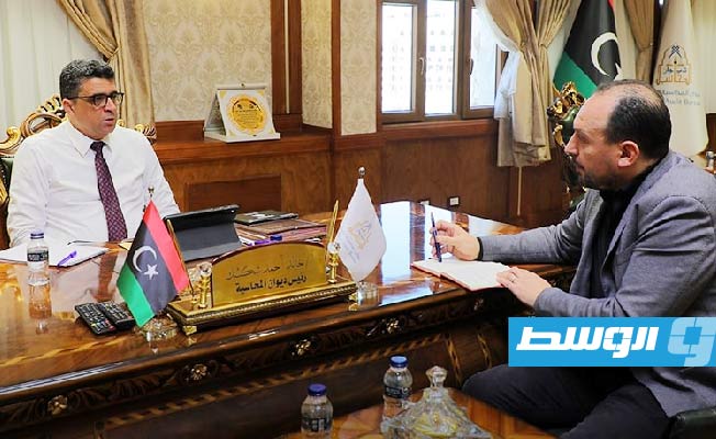 شكشك وبن عياد يبحثان تفعيل اتفاقية برنامج الرقابة الإلكترونية