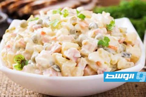 سلطة الخس بالمايونيز