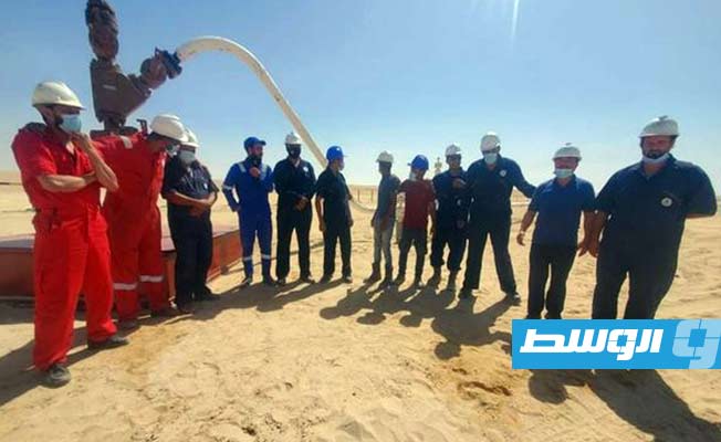 افتتاح البئر التطويرية الجديدة (O-23) بحقل الساحل بقدرة 5.5 مليون قدم غاز