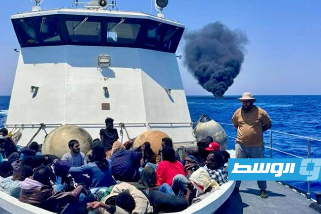 إنقاذ 39 مهاجرا غير نظامي قبالة سواحل طرابلس