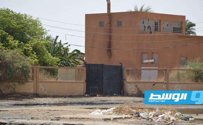 توقف محطة الصرف الصحي الرئيسية في سبها عن العمل