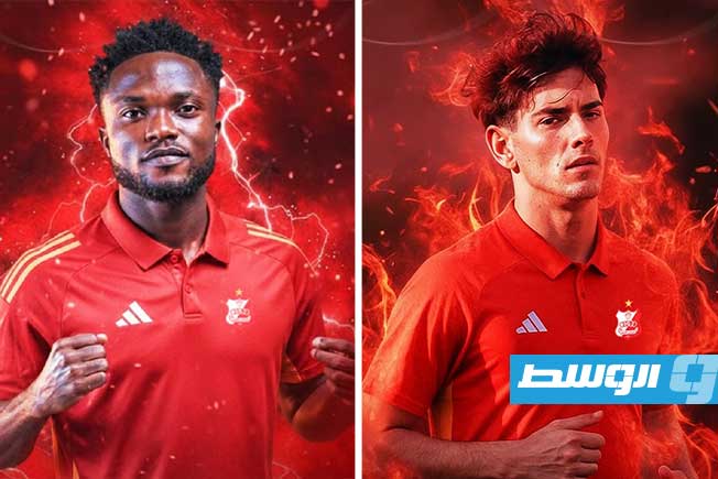 الأهلي بنغازي يعلن التعاقد مع الغاني ألبيرت أمواه ووليد المرغني