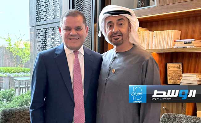 الدبيبة وبن زايد يناقشان ملفات التعاون على هامش زيارتهما للصين