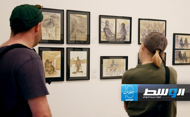 معرض في عمّان للوحات مهرّبة من غزة تحكي أهوال الحرب