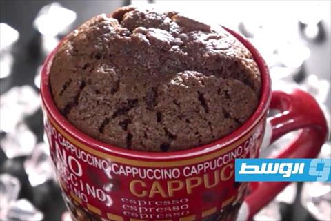 كعكة النسكافيه في المج لفطور شهي وسريع