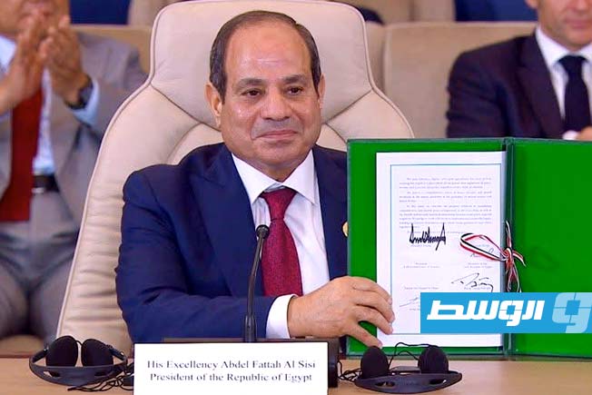 السيسي: مصر ستستضيف مؤتمرًا لإعادة الإعمار والتنمية في غزة