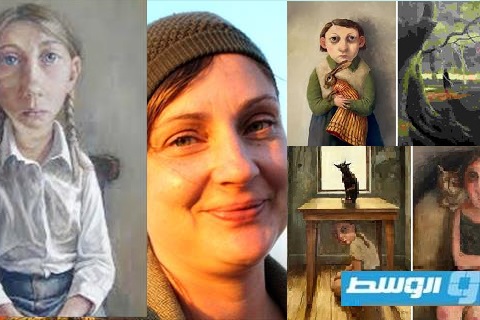 الفنانة التشكيلية البريطانية «بوبي روسون»