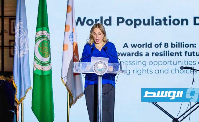 شيرين رضا تشارك في احتفالية اليوم العالمي للسكان