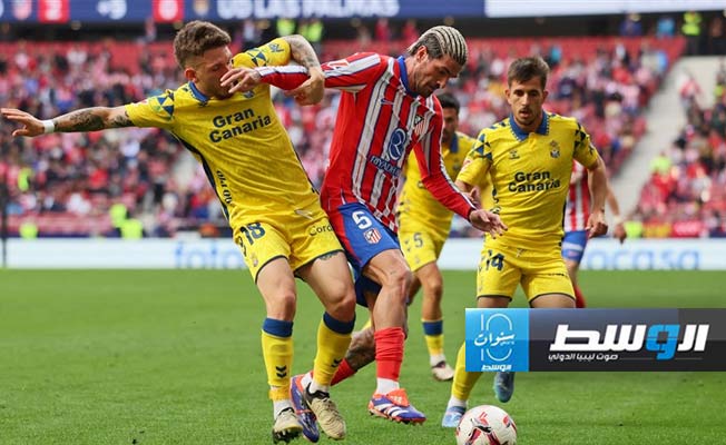 أتلتيكو مدريد يفوز على لاس بالماس في الدوري الإسباني