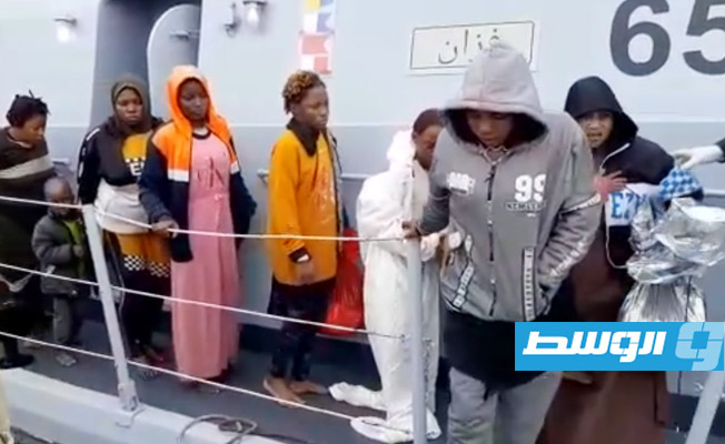 إنقاذ 108 مهاجرين قبالة ساحل الزاوية