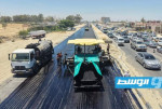 تنفيذ صيانة في طريق بن عاشور بطرابلس