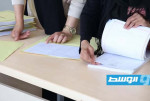 طلاب الشهادة الإعدادية يؤدون امتحان الرياضيات