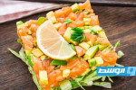 سلطة السلمون والأفوكادو
