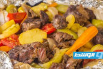 ورقة اللحم في الفرن