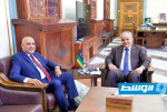 عيسى يبحث مع الصغير التنسيق مع مجلس النواب لدعم الإصلاحات الاقتصادية